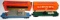 Lionel Missile Firing Trail Car No. 6544 and Satellite Launching Car No. 3519 w/ Boxes