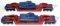 Matchbox Lesney Major Pack No. 6 Pickfords 200 Ton Transporter, (2)