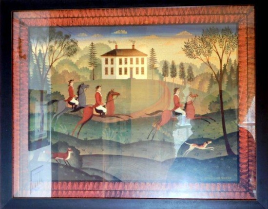 Diane Ulmer Pedersen Fox Hunt Framed Art Print