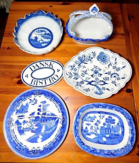 Grouping of Various Porcelain Dining and Serving Pieces, (7)