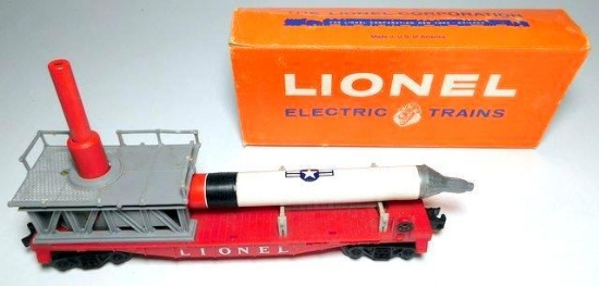 Lionel Mercury Capsule Launching Car No. 3413 w/ Box