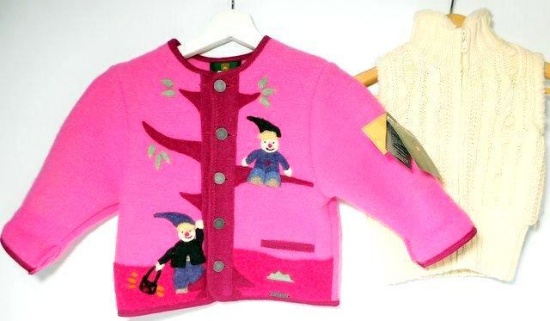 Children's Giesswein Jacket and Savannah Vest Clothing, New