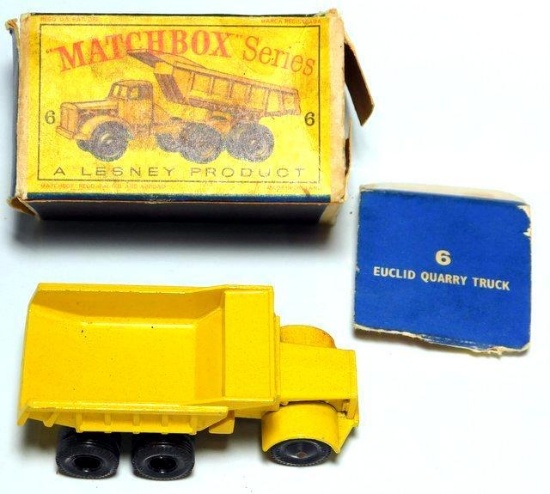 Matchbox by Lesney No. 6 Euclid Quarry Truck w/ Box
