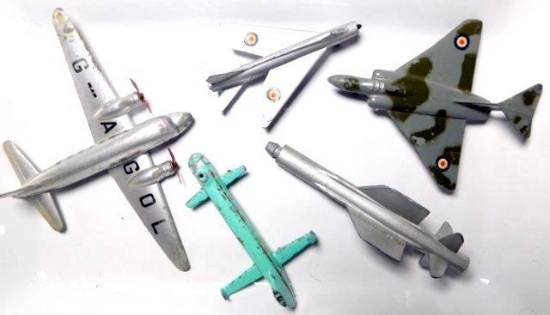 Grouping of Dinky Toys and Corgi Aircraft, (5)