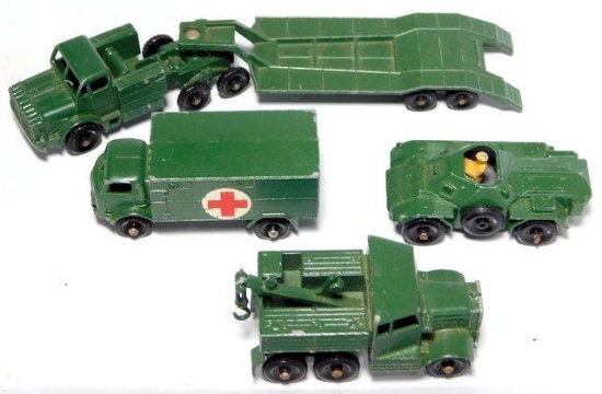 Grouping of Lesney Matchbox Military Vehicles, (4)