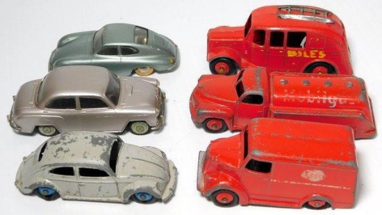 Grouping of Tekno and Dinky Toy Vehicles, (6)