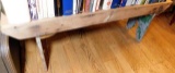 Antique Primitive Farm Wooden Bench