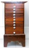 Antique 12-Drawer Collectors Cabinet