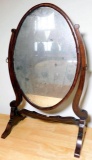 Dresser-top Antique Oval Tilt Mirror