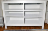 White Bookshelf and 5-drawer Cabinet