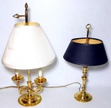 Grouping of Small Table Lamps, Three (3)