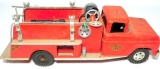 TONKA Fire Truck Pumper Engine No. 5 Red, Pressed Steel, 1958