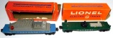 Lionel Missile Firing Trail Car No. 6544 and Satellite Launching Car No. 3519 w/ Boxes