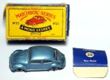 Original Matchbox Lesney No. 25 Volkswagen Sedan w/ Box