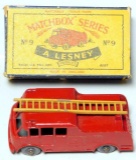 Matchbox by Lesney No. 9 Fire Escape Truck w/ Box