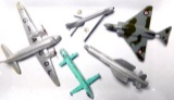 Grouping of Dinky Toys and Corgi Aircraft, (5)