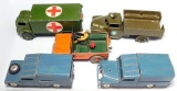 Larger Sized Tekno, Dinky and Corgi Military Vehicles, (5)
