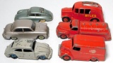 Grouping of Tekno and Dinky Toy Vehicles, (6)
