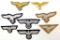 Army and Luftwaffe Officers Breast Eagles, Eight (8)