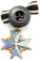RARE Imperial German WWI Miniature Pour Le Merite Blue Max Lapel Decoration