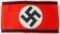 German WWII Waffen SS Shultz Staffel Swastika Arm Band