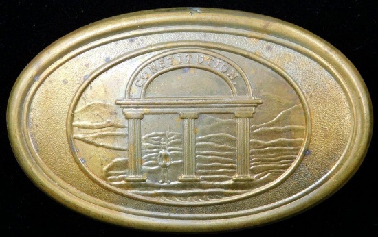 Confederate States Army CSA Georgia EM Belt Buckle