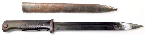 German WWII Mauser K-98 Combat Rifle Bayonet and Scabbard