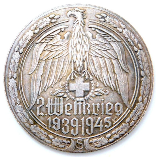 German WWII 2 Weltkrieg 1939 - 1945 DUNKIRK Table Medal