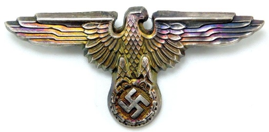Waffen SS Officers Visor Cap Eagle