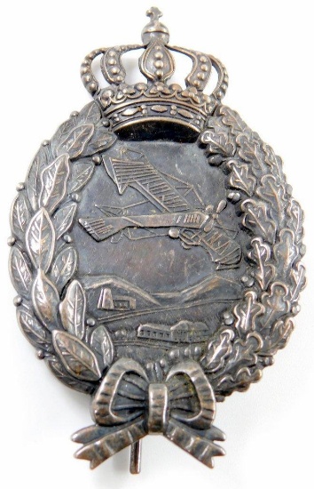Imperial German World War I Aero Bavarian Aviator Pilot Badge