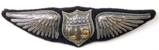 US WWI Aero Dallas Pilot Aviator Wing