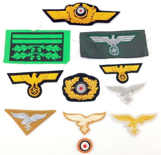 Military Insignia Grouping of Eleven (11)