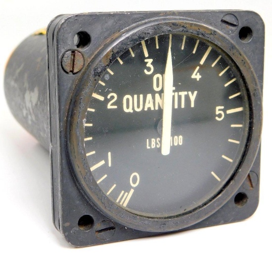 USAAF WWII Army Air Force Airplane Oil Quality Gauge