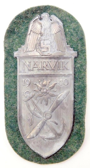 Army HEER 1940 NARVIK Sleeve Shield