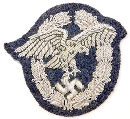 German WWII Luftwaffe Observer Badge