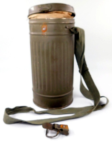 Army Combat Gas Mask and Canister