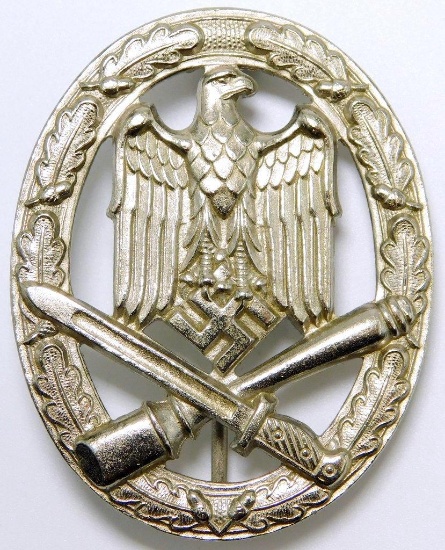 German WWII Army Silver General Assault Badge