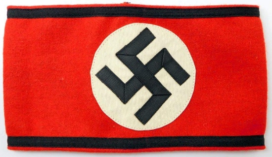 German WWII Waffen SS Shultz Staffel Swastika Arm Band