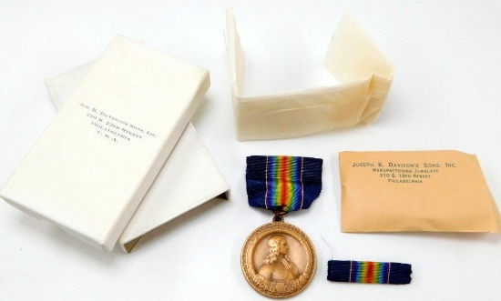 Boxed US WWI Pennsylvania National Guard Decoration