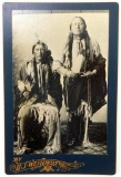 Old West Cowboy Era Indian Chief Cabinet Card Photo