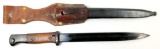 German WWII Mauser K-98 Combat Rifle Bayonet and Scabbard