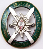 1935/36 Alpine Hitler Youth HJ Bayern Ski Badge