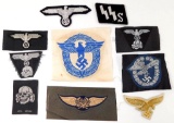 Cloth Insignia Grouping of Twelve (12)