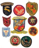 Vietnam Era South Vietnamese Army Ranger Shoulder Patches, Ten (10)