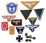 German Military Patches, Group of Eleven (11)