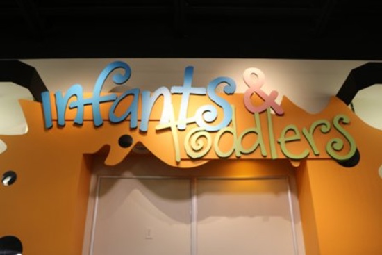 Infants & Toddlers wall sign