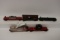 4 Lionel O27 cars - metal 611000 - 6424 - 6818 - 6342 w/barrels - custom GE