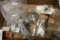 Box - UP coins - conductor punches - Lionel pins - paying cards - misc