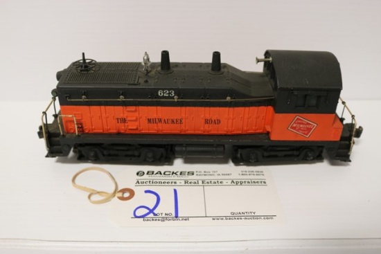 Lionel 623 Milwaukee road switcher - cover pops off - C3