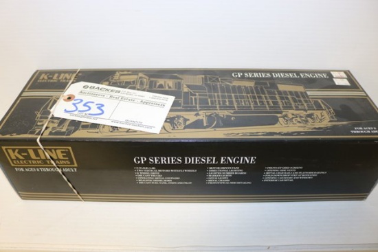 K-Line K2400-4614 C&NW operation Lifesaver - GP38-2 Diesel engine - O scale